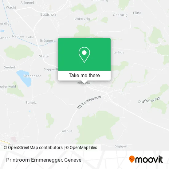 Printroom Emmenegger map
