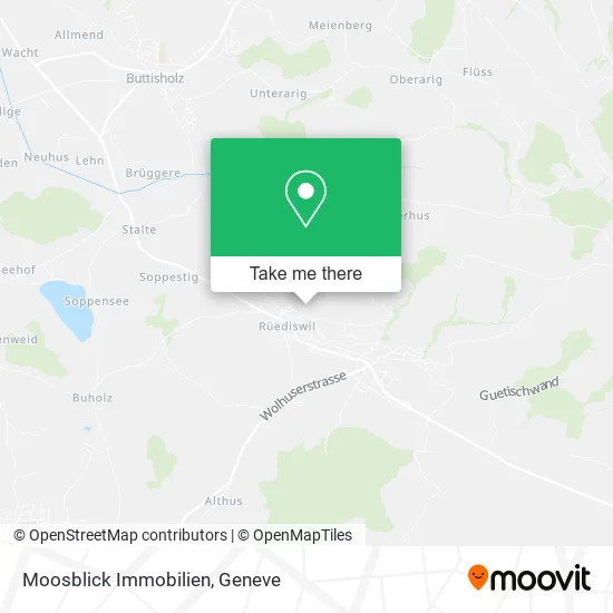 Moosblick Immobilien map