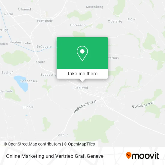 Online Marketing und Vertrieb Graf map
