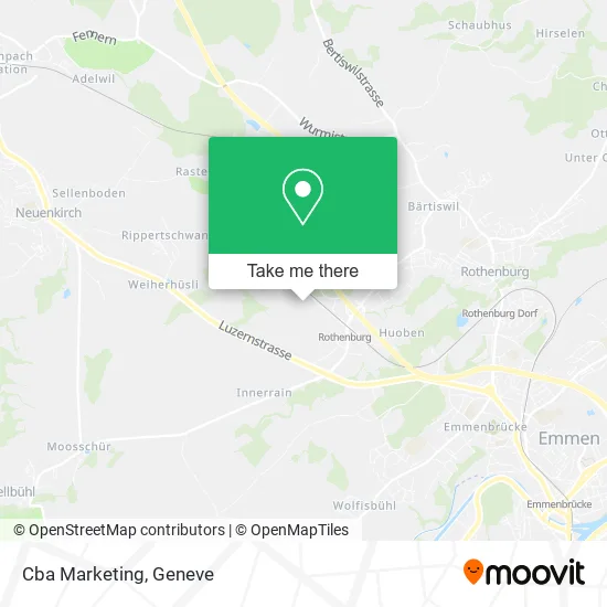 Cba Marketing map