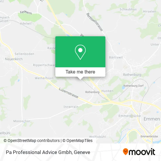 Pa Professional Advice Gmbh map