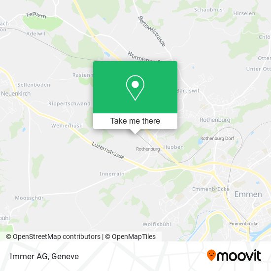 Immer AG map