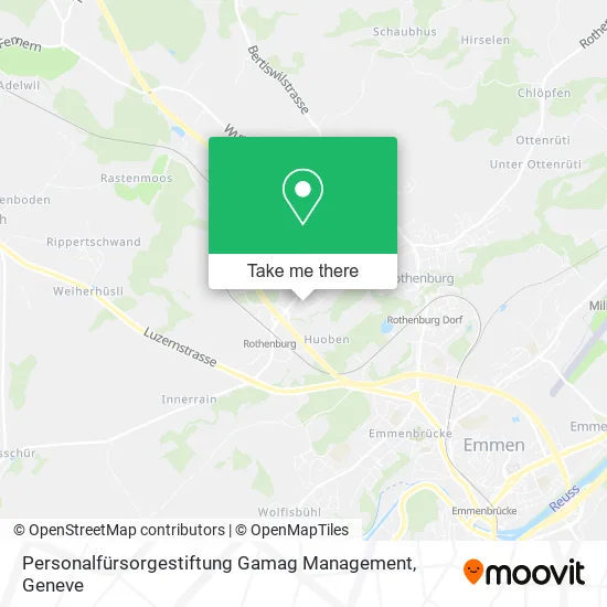 Personalfürsorgestiftung Gamag Management map
