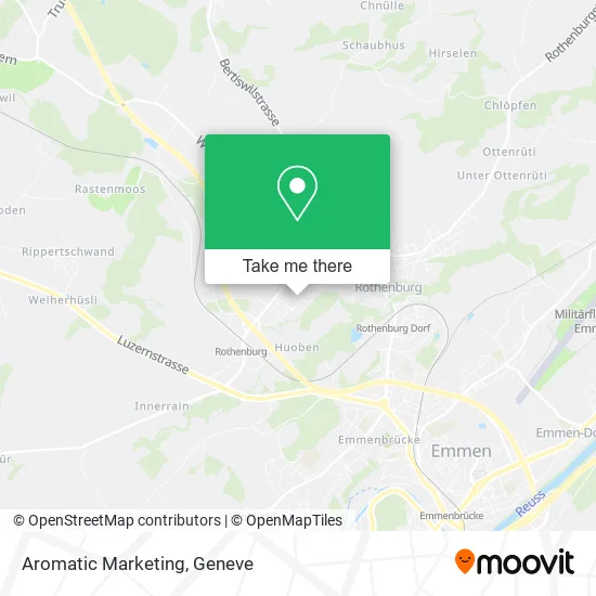 Aromatic Marketing map
