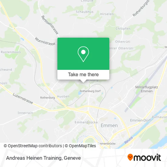 Andreas Heinen Training map