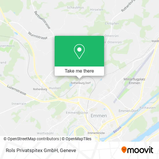 Rols Privatspitex GmbH map