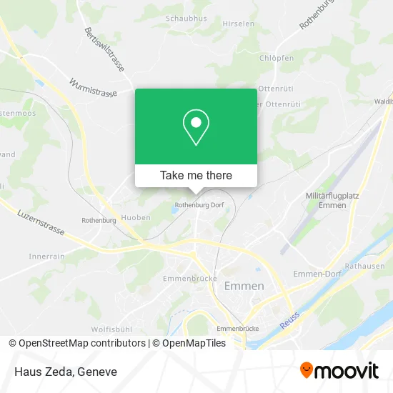 Haus Zeda map