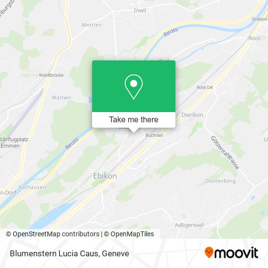 Blumenstern Lucia Caus map