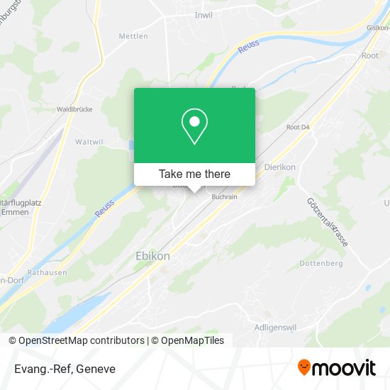 Evang.-Ref map
