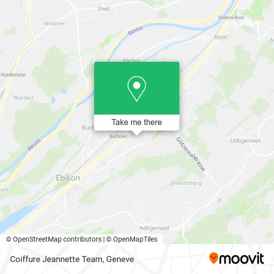 Coiffure Jeannette Team map
