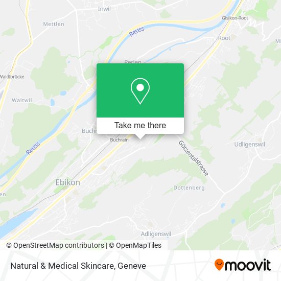 Natural & Medical Skincare map