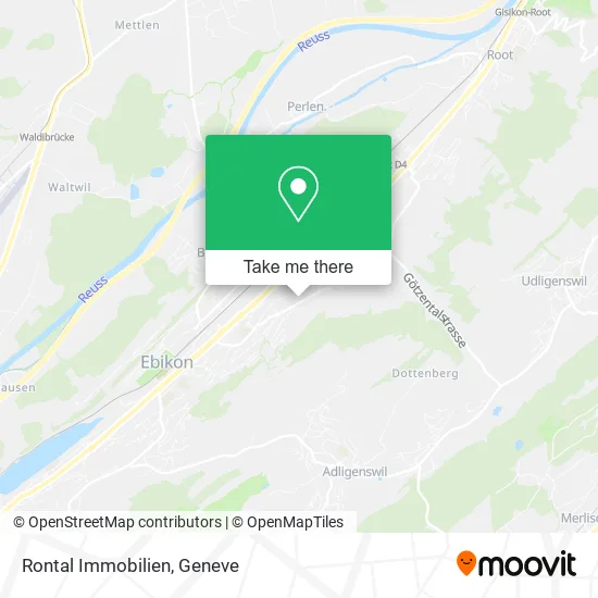 Rontal Immobilien map