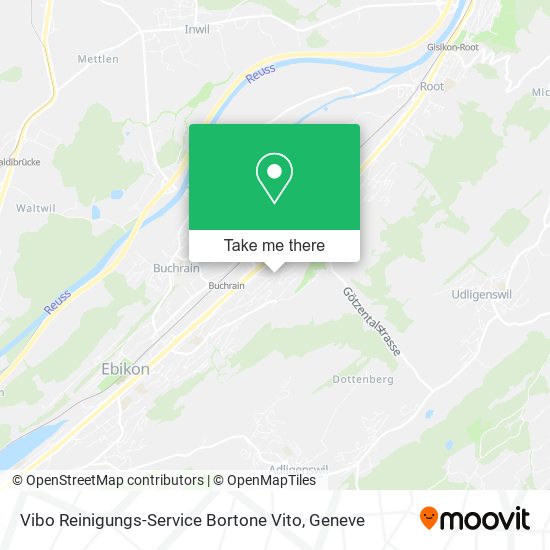 Vibo Reinigungs-Service Bortone Vito map