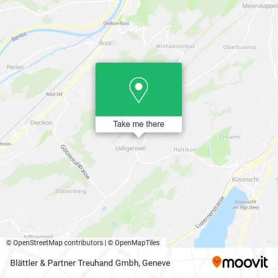 Blättler & Partner Treuhand Gmbh map