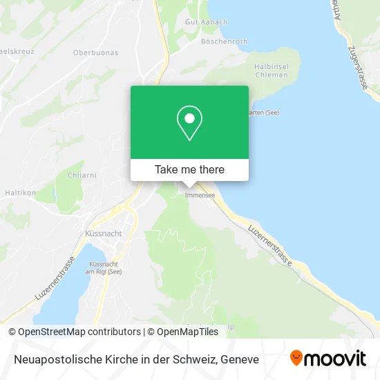 Neuapostolische Kirche in der Schweiz map