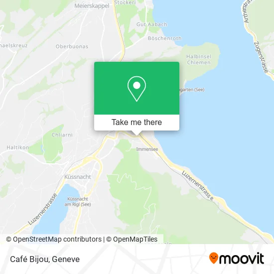 Café Bijou plan