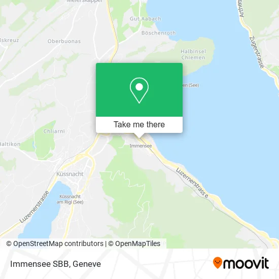 Immensee SBB map