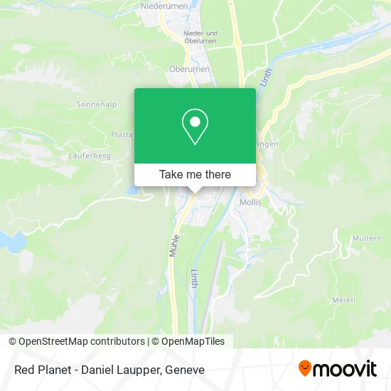Red Planet - Daniel Laupper map