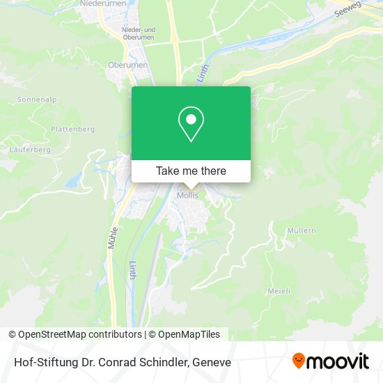 Hof-Stiftung Dr. Conrad Schindler map