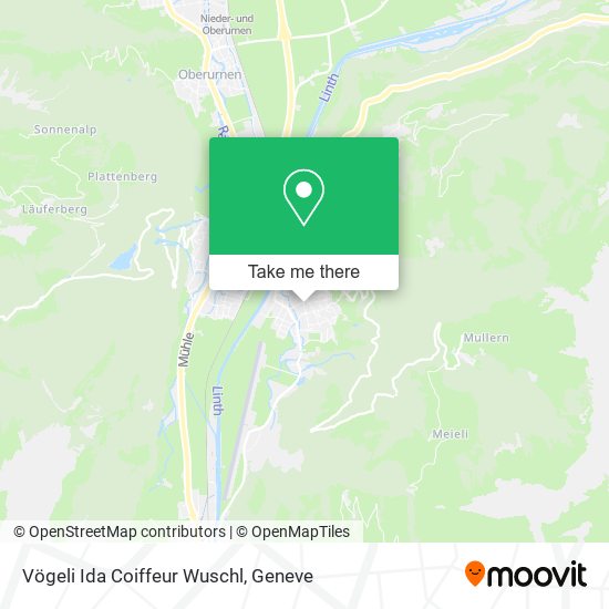 Vögeli Ida Coiffeur Wuschl map