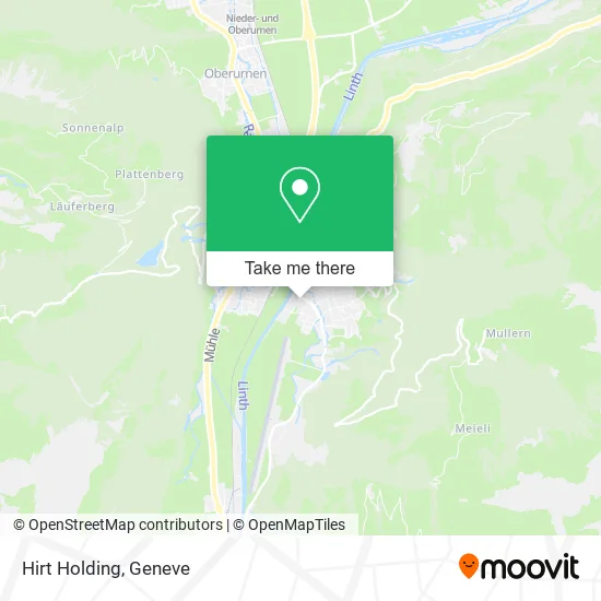 Hirt Holding map