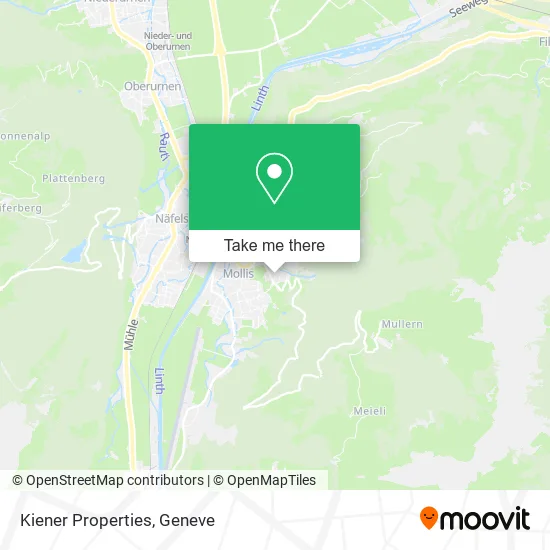 Kiener Properties map