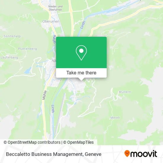 Beccaletto Business Management map