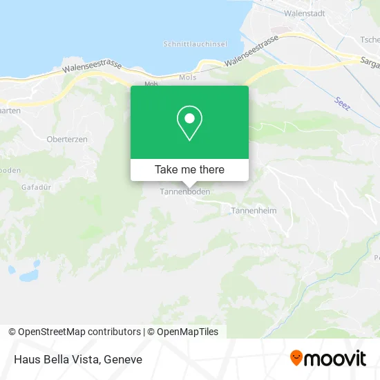 Haus Bella Vista map