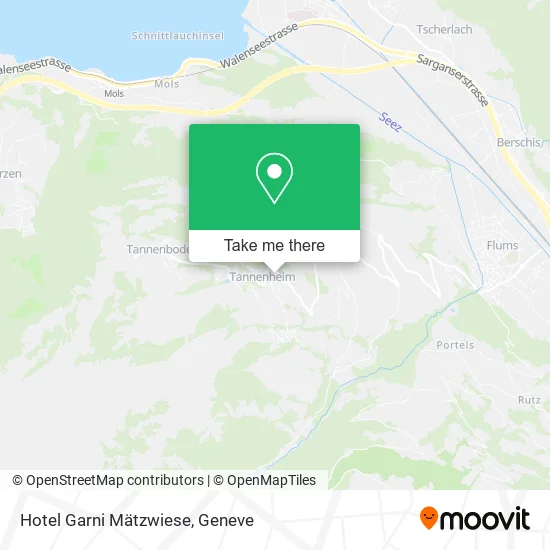 Hotel Garni Mätzwiese map