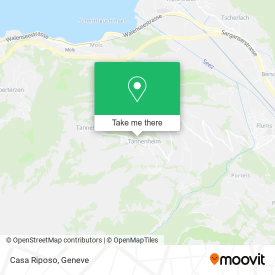 Casa Riposo map
