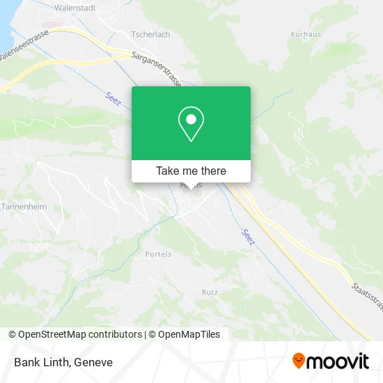 Bank Linth map