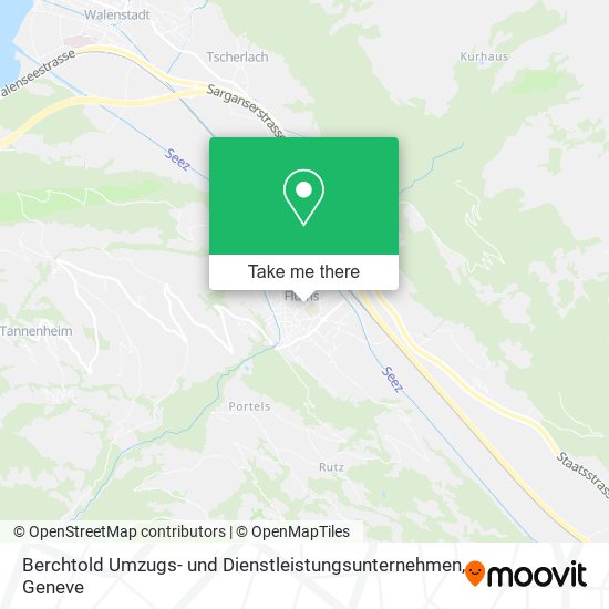 Berchtold Umzugs- und Dienstleistungsunternehmen map