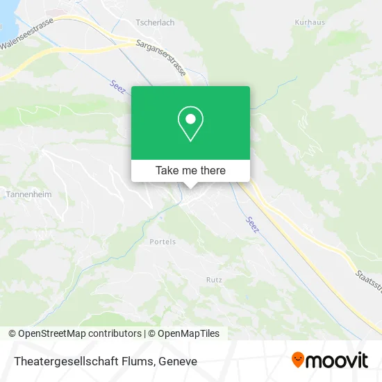 Theatergesellschaft Flums map