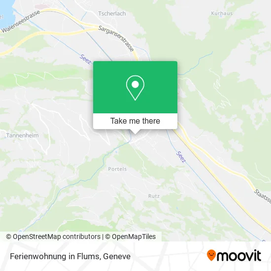 Ferienwohnung in Flums map