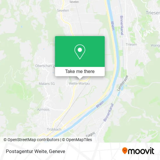 Postagentur Weite map