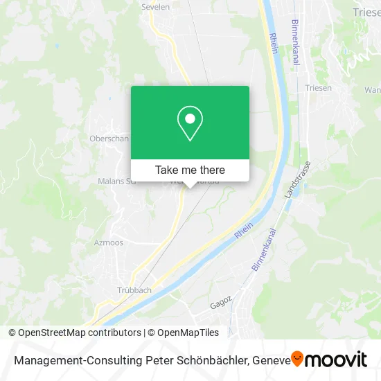 Management-Consulting Peter Schönbächler map