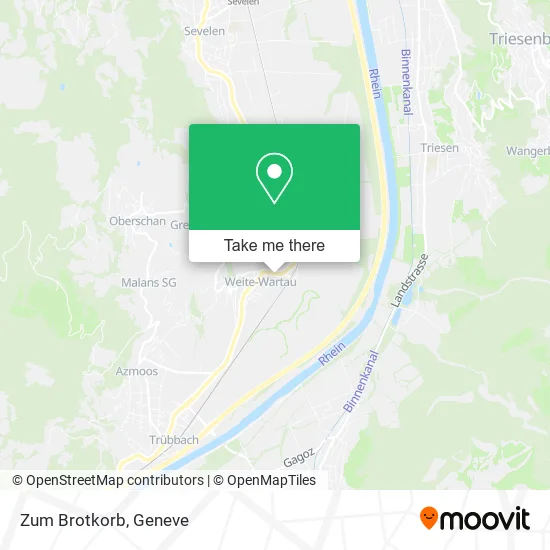 Zum Brotkorb map