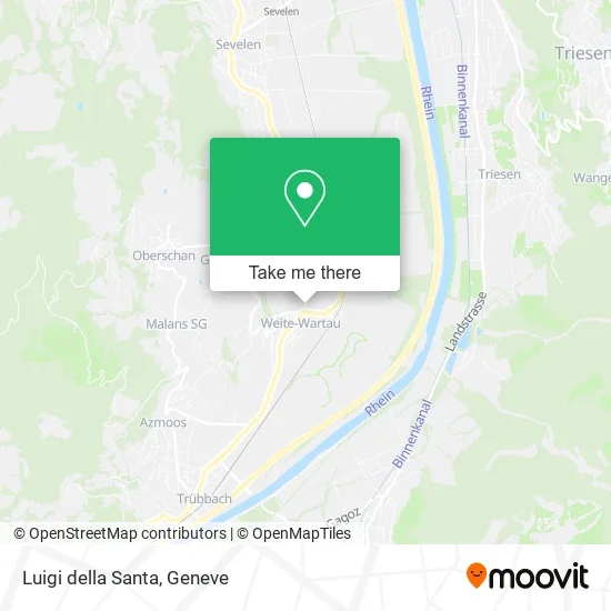 Luigi della Santa map
