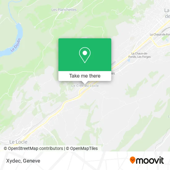 Xydec map