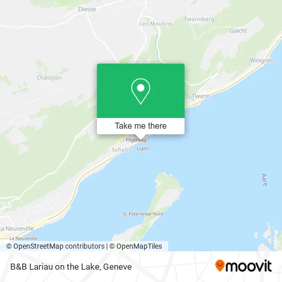 B&B Lariau on the Lake map