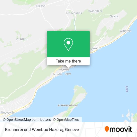 Brennerei und Weinbau Hazeraj map