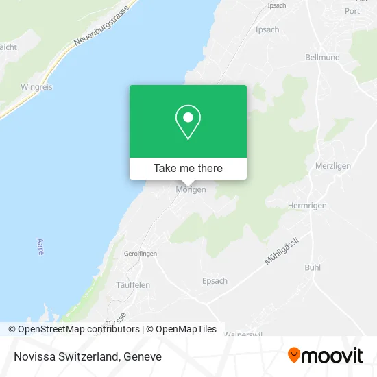 Novissa Switzerland map