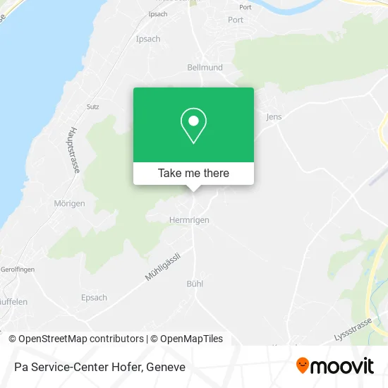 Pa Service-Center Hofer map