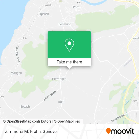 Zimmerei M. Frahn map