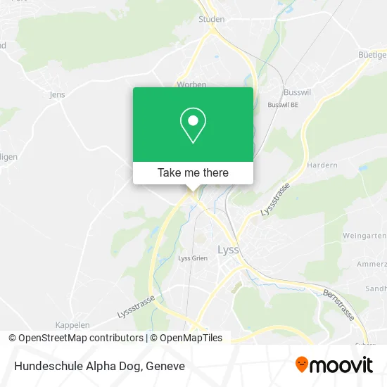 Hundeschule Alpha Dog map