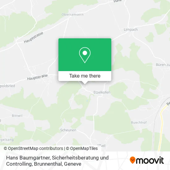Hans Baumgartner, Sicherheitsberatung und Controlling, Brunnenthal map