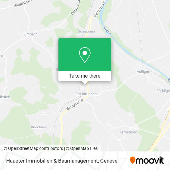 Haueter Immobilien & Baumanagement map