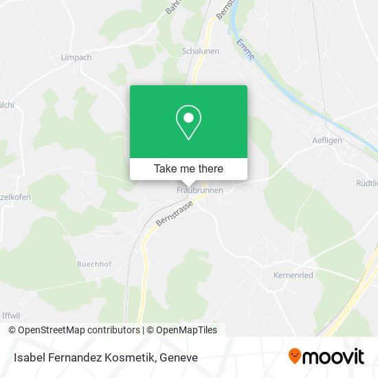 Isabel Fernandez Kosmetik map