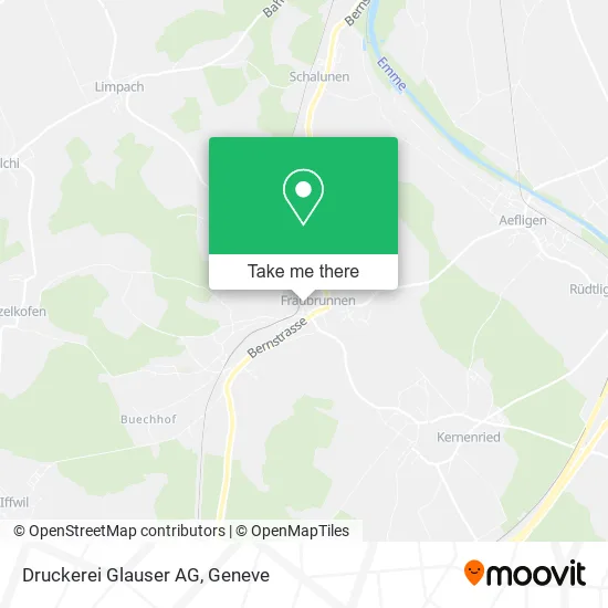 Druckerei Glauser AG map