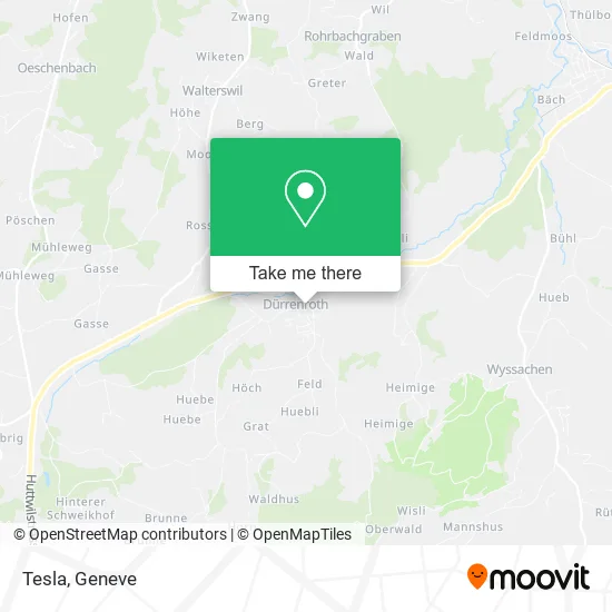 Tesla map